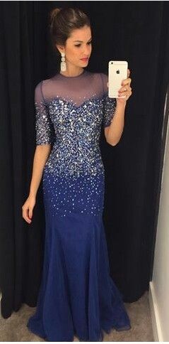 navy blue with silver dresses